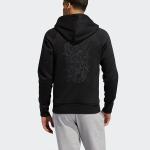 Куртка adidas Wj Htt Solid Color hooded Zipper Woven Jacket Black, черный - фото 4