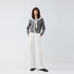 ELLE Свитер Women's Medium Gray Crew Neck Moderate - фото 4