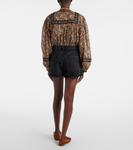 Рваные джинсовые шорты Frame, Forbidden - фото 3