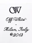 Рубашка с вышитым логотипом OFF-WHITE, белый - фото 5