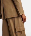 Сигнале блейзер из хлопкового твила Max Mara, Noce - фото 5