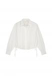 Блуза Fabienne Chapot Button-down blouse, White - фото 4