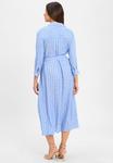 Платье Marie Lund Shirt dress, Hellblau Weiß/Light Blue - фото 2