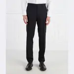 Шерстяные брюки обычного кроя h-lenon-mm-224 Boss, черный - фото