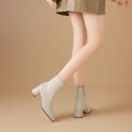 Женские ботинки BOERDIQI, экрю - фото 8