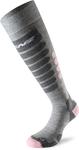 Носки Lenz skiing 3.0, Grey/Pink - фото