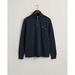 Толстовка Gant Shield Half Zip, синий - фото 3