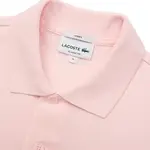 Поло с вышитым логотипом LACOSTE, светло-голубой - фото 4