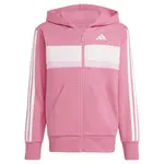Спортивный костюм adidas Seasonal Essentials Tiberio с тремя полосками из флиса, розовый - фото 4