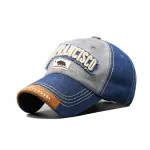 SLEEPYWALK Хлопковая бейсболка унисекс, Red Blue - фото 7