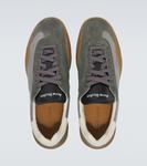 Кроссовки Bars M из замши и кожи Acne Studios, Multi Grey - фото 4