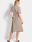 Goldner Летнее платье в темно-бежевом цвете - фото 3