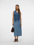 Макси юбка VERO MODA VMLENE, Blue denim - фото 5