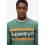 Толстовка Superdry Core Logo Stripe Relaxed, зеленый - фото 2