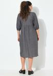 Платье Ulla Popken 3/4 SLEEVE MIDI, Graphite Grey/Grey - фото 3