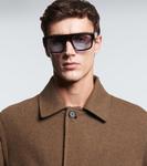 Солнцезащитные очки George Cortina Ritz square Jacques Marie Mage, Tortoise - фото 2