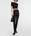 Укороченный топ со сборками Knwls, черный - фото 2