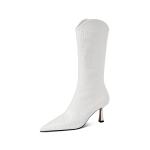 Ботильоны женские Haoyasennu, цвет Elegant White - фото 6