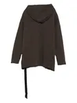 Худи с кулиской и принтом Rick Owens DRKSHDW, серый - фото 2