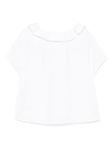 Топ с оборками Il Gufo, белый - фото 2