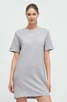 Хлопковое платье Reebok, серый - фото