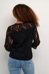 Кружевная блузка Cream Blouse, черный - фото 4