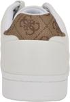 GUESS мужские кроссовки Lowen, White/Brown Logo Multi 140 - фото 3