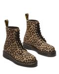 Ботинки Dr. Martens 1460 Pascal Light Tan Mini Leopard Spot Hair On, леопардовый - фото
