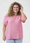 Блуза Kaffe Curve, розовый - фото