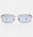 Dior Cannage прямоугольные солнцезащитные очки Dior Eyewear - фото