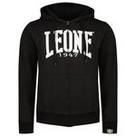 Толстовка Leone Apparel Big Logo Basic Full Zip, черный - фото