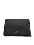 Сумка Ck Medium Conv Chain Bag_Tex K60K613177 Calvin Klein, черный - фото
