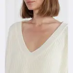 Шерстяной свитер обычного кроя Pinko, белый - фото 3