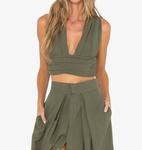 Топ Сара в оливковом JBQ - фото