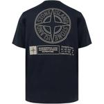 Футболка с принтом логотипа STONE ISLAND, синий - фото 3