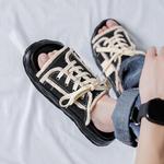 Слайдеры мужские черные V ZERO FIVE - фото 4