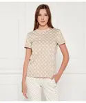 Футболка «Глория Пион» Regular fit Guess Active, бежевый - фото