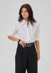 Блуза My Essential Wardrobe Button-down blouse, Bright White/White - фото