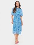 Платье миди Kesia Abstract Saint Tropez, Blue/Multi - фото