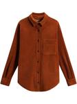Рубашка Woolrich из вельвета, коричневый - фото