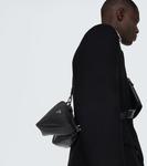 Треугольная наплечная сумка из кожи Saffiano Prada, черный - фото 2