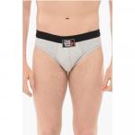 Слипы TWINS PEAK из хлопка Dsquared2, серый - фото