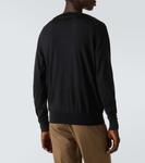 Шерстяной свитер Zegna, Black Solid - фото 4