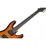 Электрогитара Schecter Guitar Research C-6 Plus в цвете Vintage Sunburst - фото 8