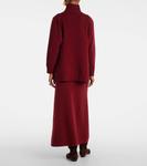 Кашемировый водолазный свитер Max Mara, Lampone - фото 3