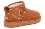 Угги (WMNS) UGG Classic Ultra Mini Bling 'Chestnut' - фото 5