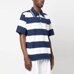 Рубашка-поло мужская Kenzo Embroidered Logo, синий / белый - фото 4