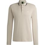 HUGO BOSS Бежевая поло для мужчин - фото