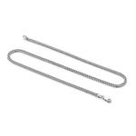 MYSH Серебряное кубинское колье 925 пробы унисекс - фото 7