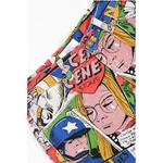 Джинсовые шорты с принтом Erl, Multicolor - фото 2